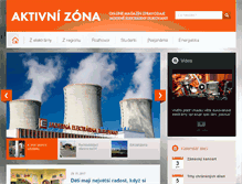 Tablet Screenshot of aktivnizona.cz